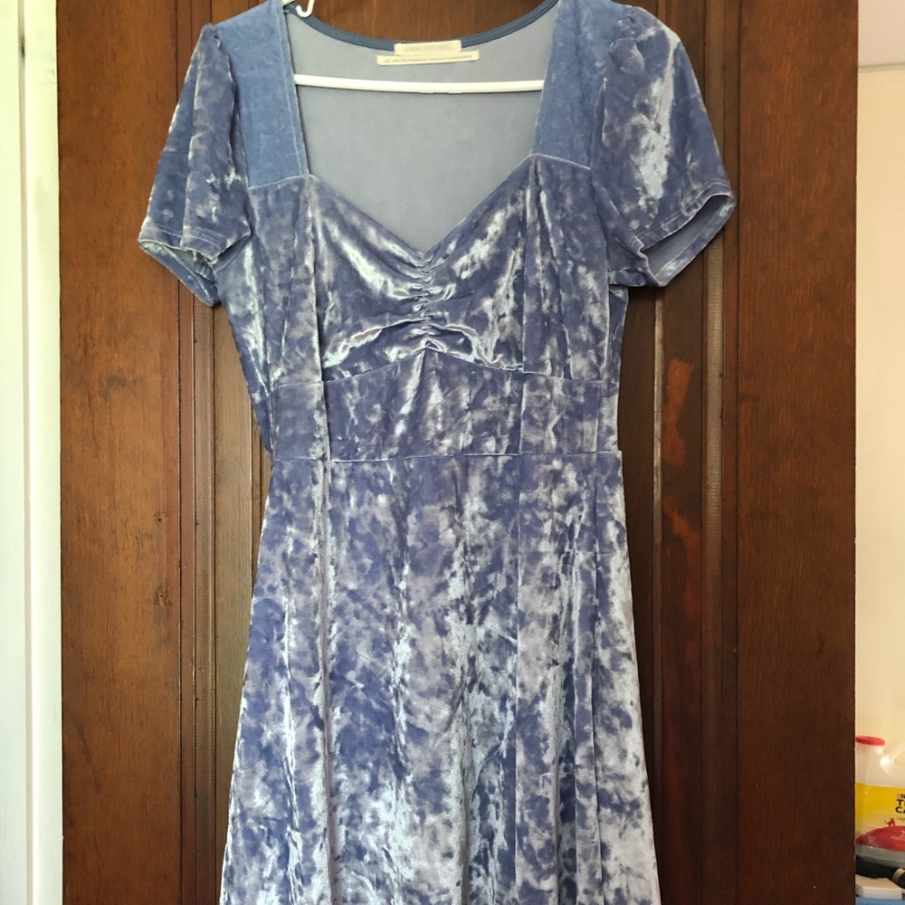 Urban Outfitters velvet mini dress